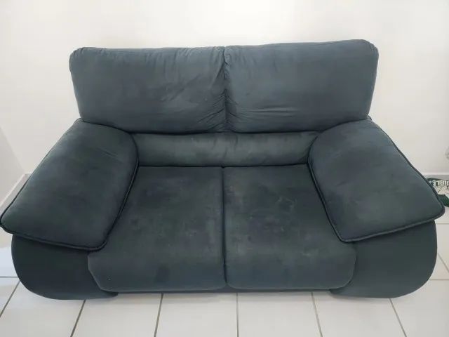 Sofá Azul Turquesa 2 lugares - Foto 3