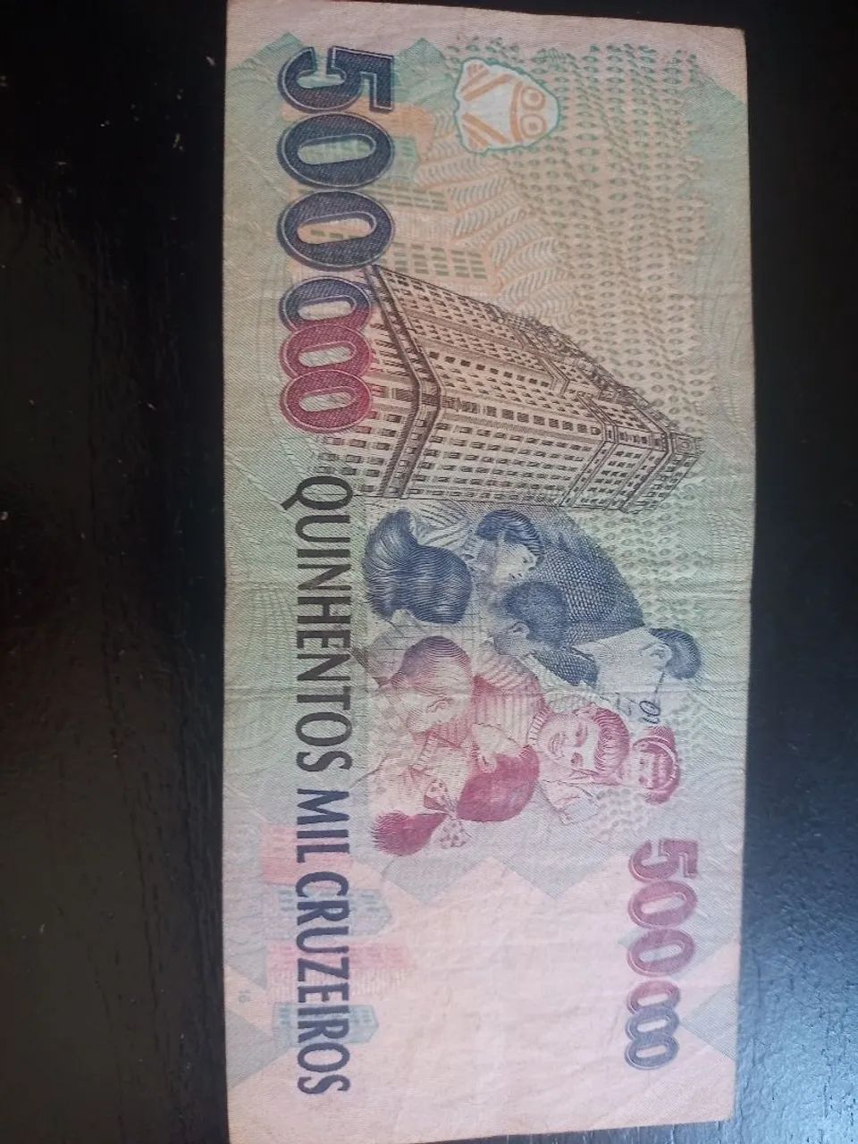 Cédula de 500000 Cruzeiros - Foto 3
