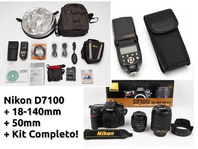 Nikon D7100 NIKKOR 18-108mm 他付属品多数 Nikon Câmera D3100 DSLR Com VR De 18-55 Mm, Lentes De Zoom De 55 デジタルカメラ