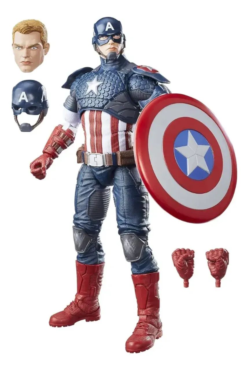 Capitão America 30 Cm Exclusivo Marvel Legends  - Foto 3