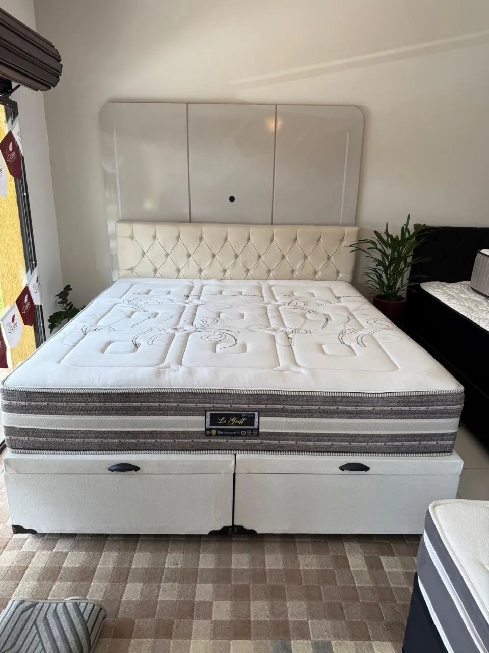 Cama box SUPER KING BAÚ COM COLCHÃO E CABECEIRA - Entrego!  - Foto 5