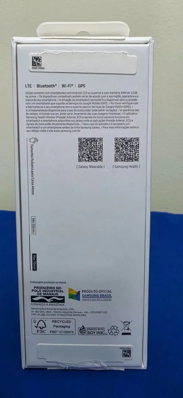 Caixa completa e original do samsung Galaxy Watch8 44m - Foto 5