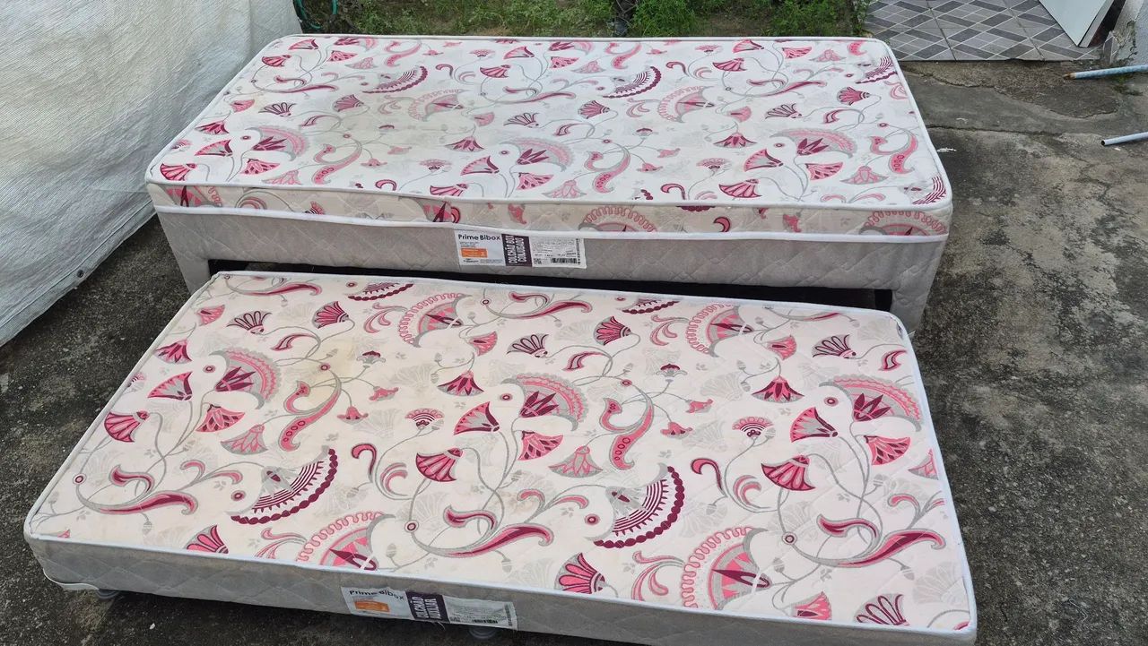 Cama Bibox Solteirão Colchão Box Conjugado  - Foto 5