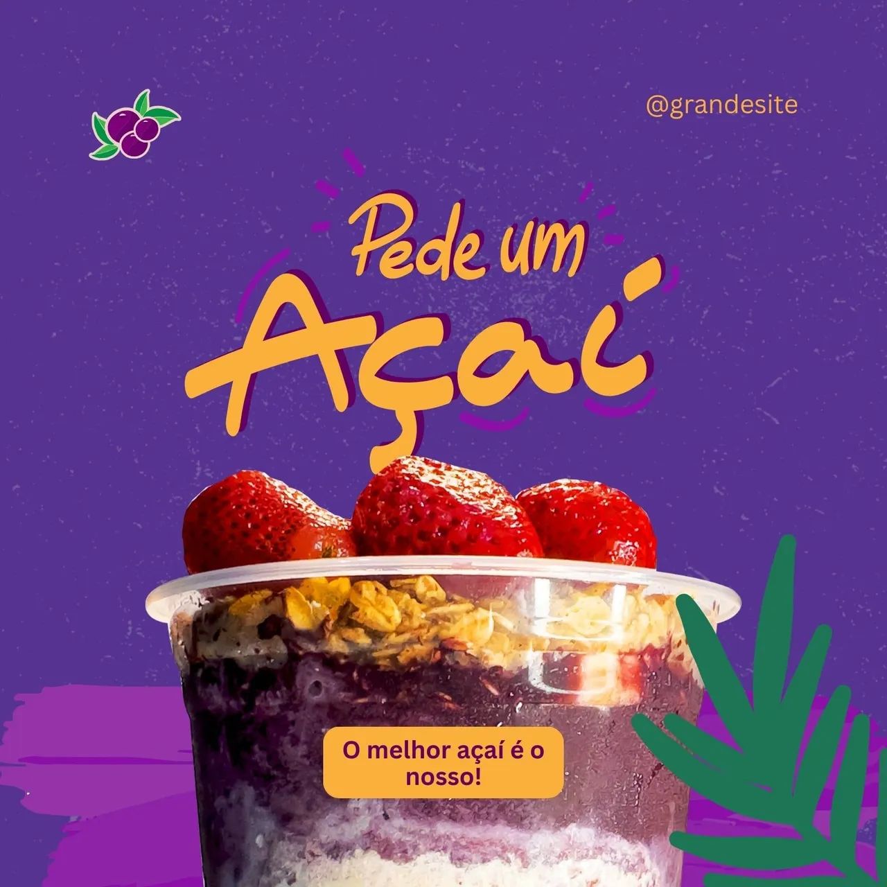 Açaí 500 ml 14,99 Entrega Grátis. - Foto 2