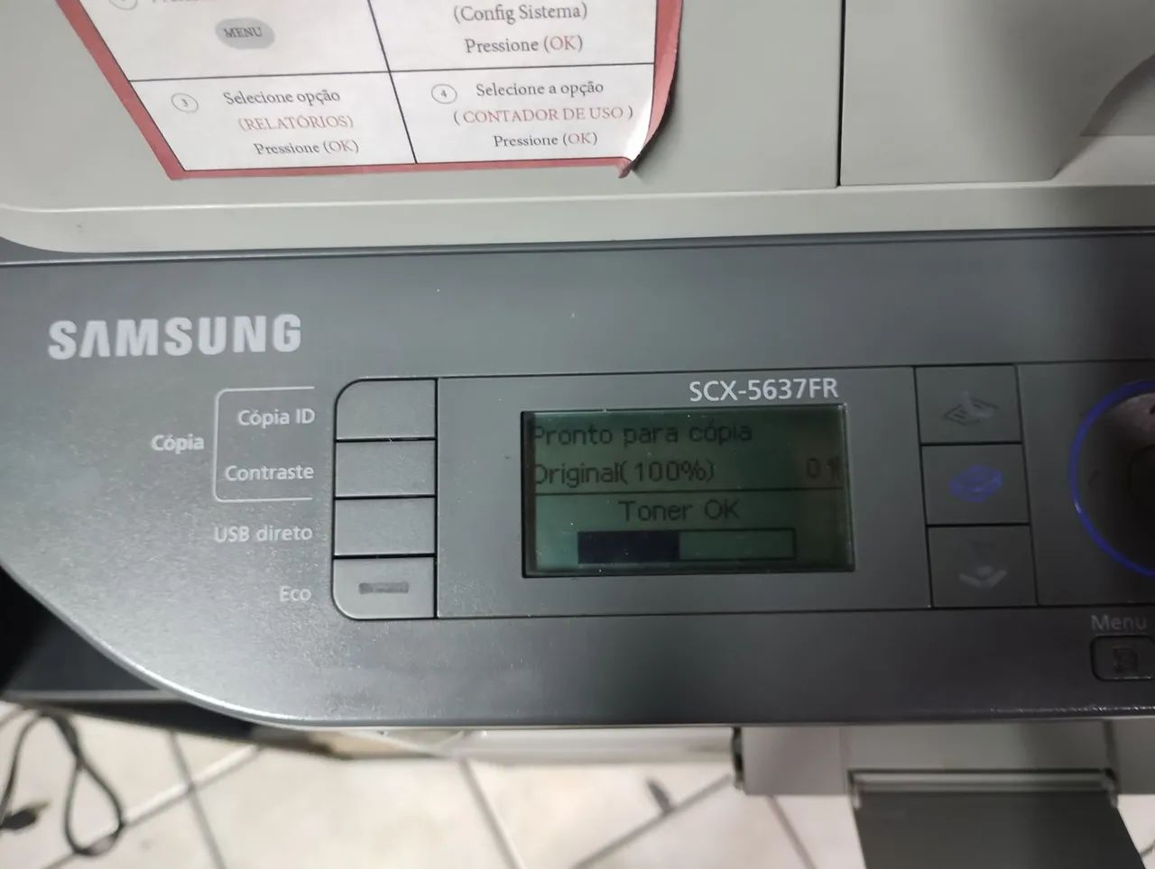 Impressora Multifuncional Samsung SCX 5637FR