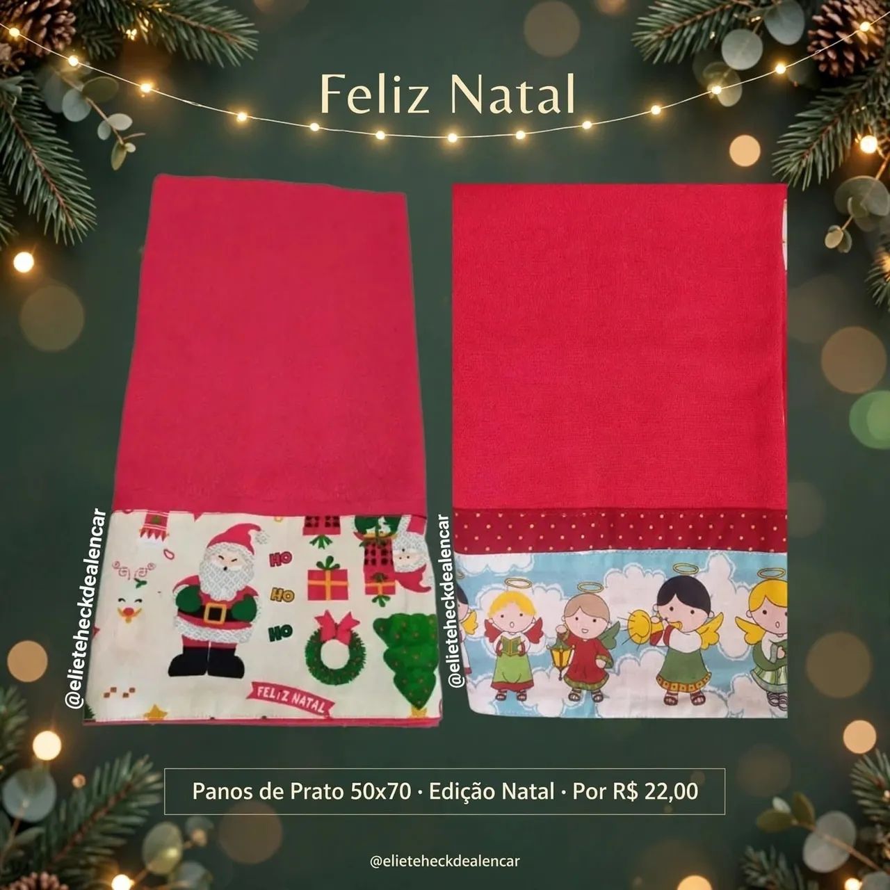 Panos barrados natal  - Foto 5