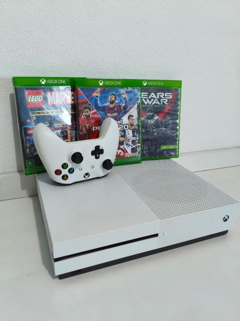おもちゃ XBOX ONE S Xbox One S Video Game Console 512GB Na Caixa + Jogo + NF | Shopee