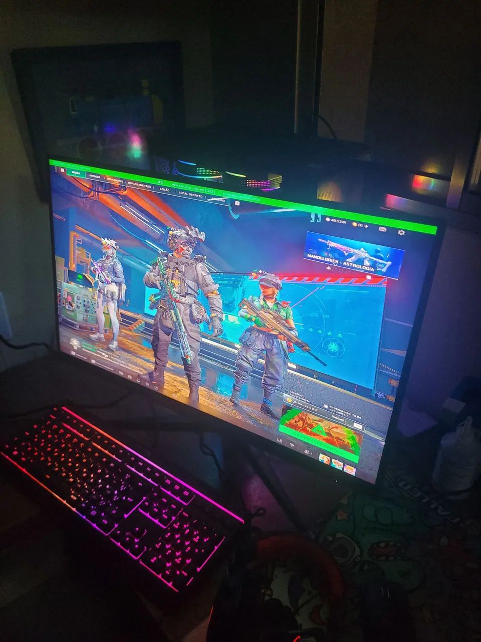 Monitor AOC 24 polegadas 165hz LED freesync HDR