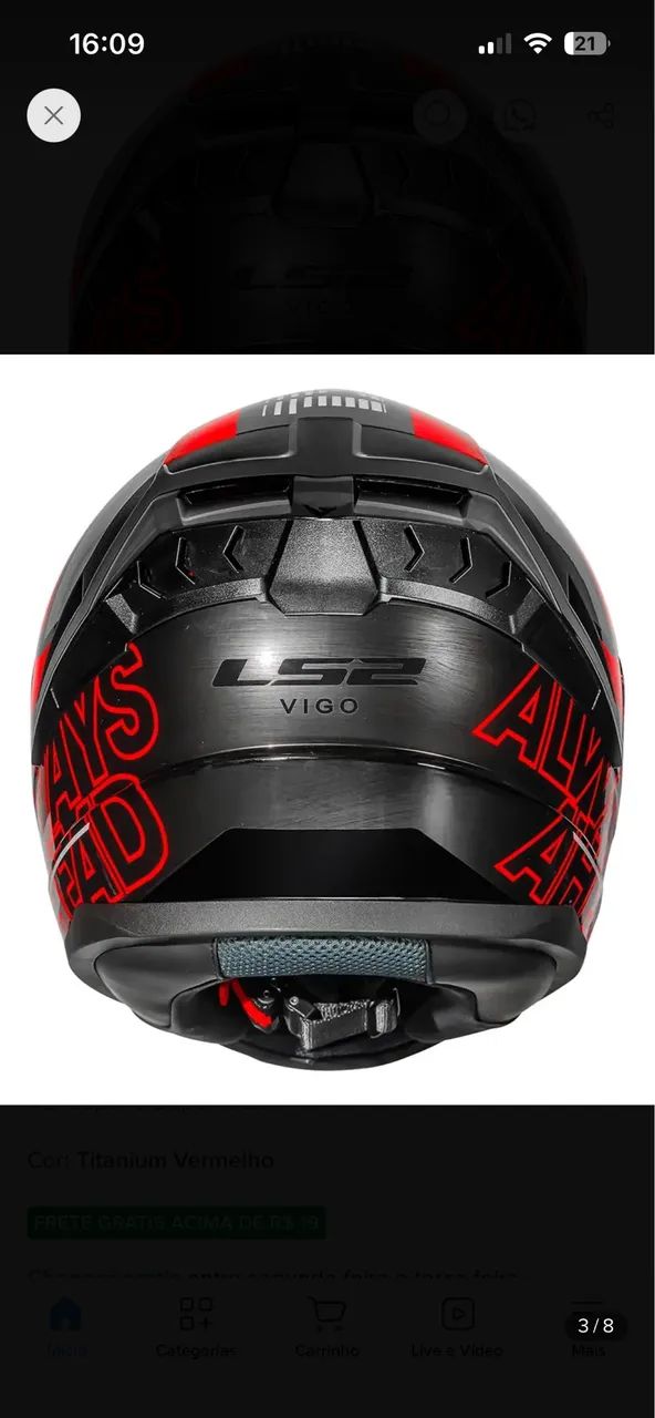 Capacete LS2 FF810 Vigo - Foto 5