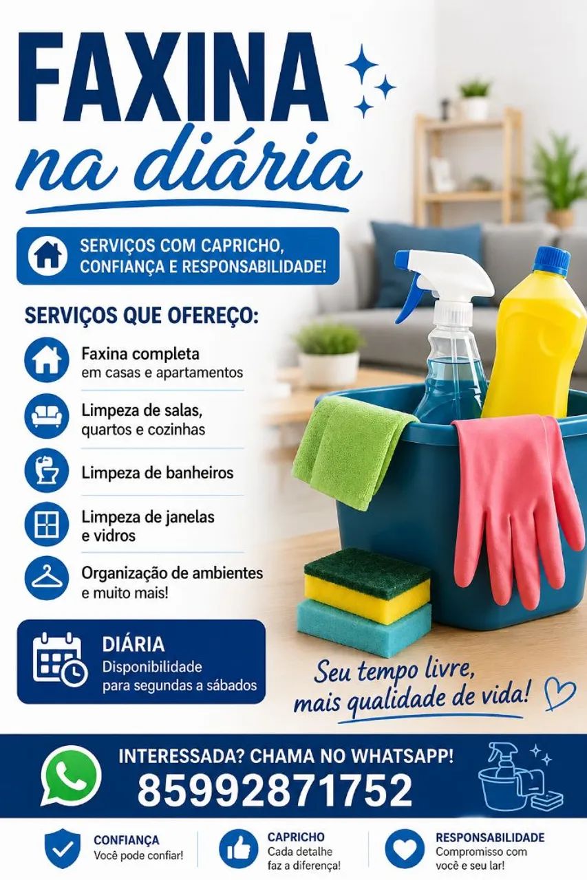 Limpeza Completa para Sua Casa!