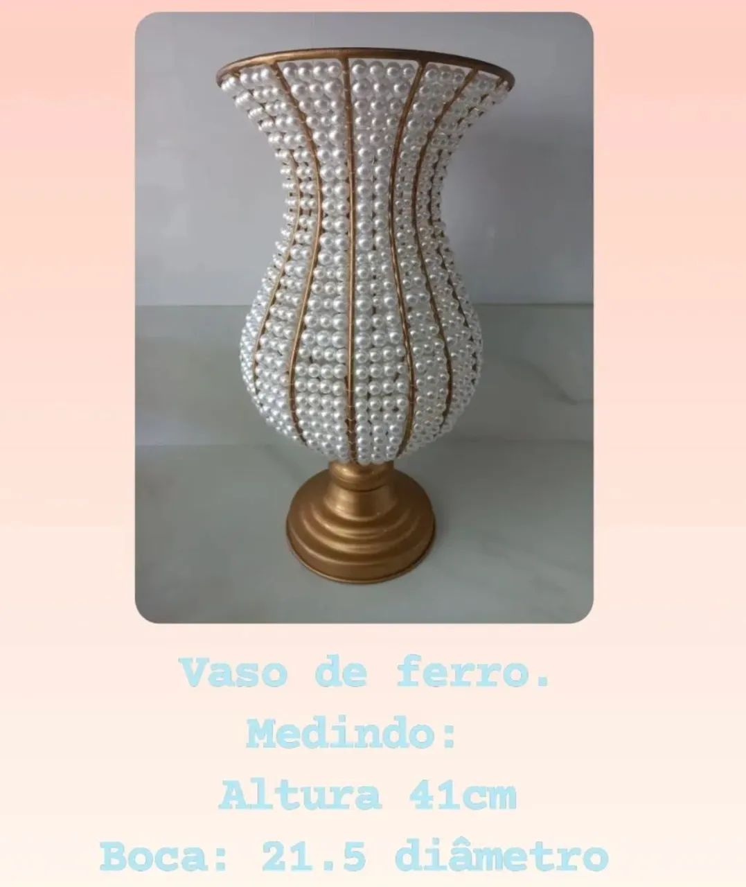 Decoração para festa dourada e em pérola  - Foto 5