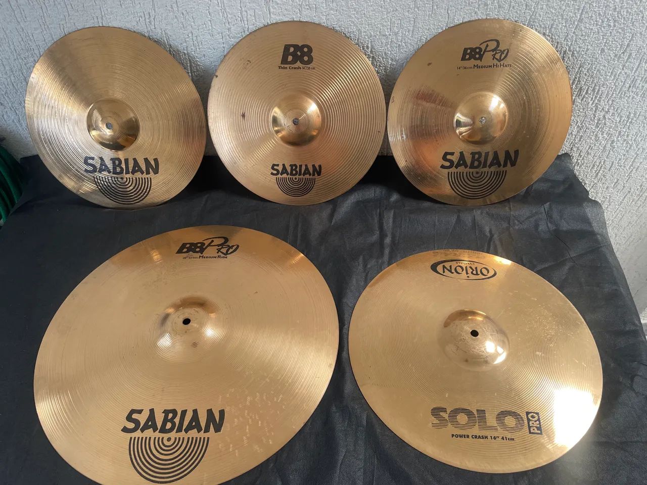 Jogo de pratos sabian para bateria  - Foto 5