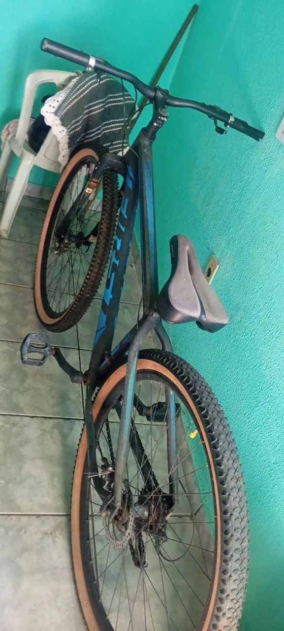 Bicicleta aro 29 detalhe de uso  - Foto 3