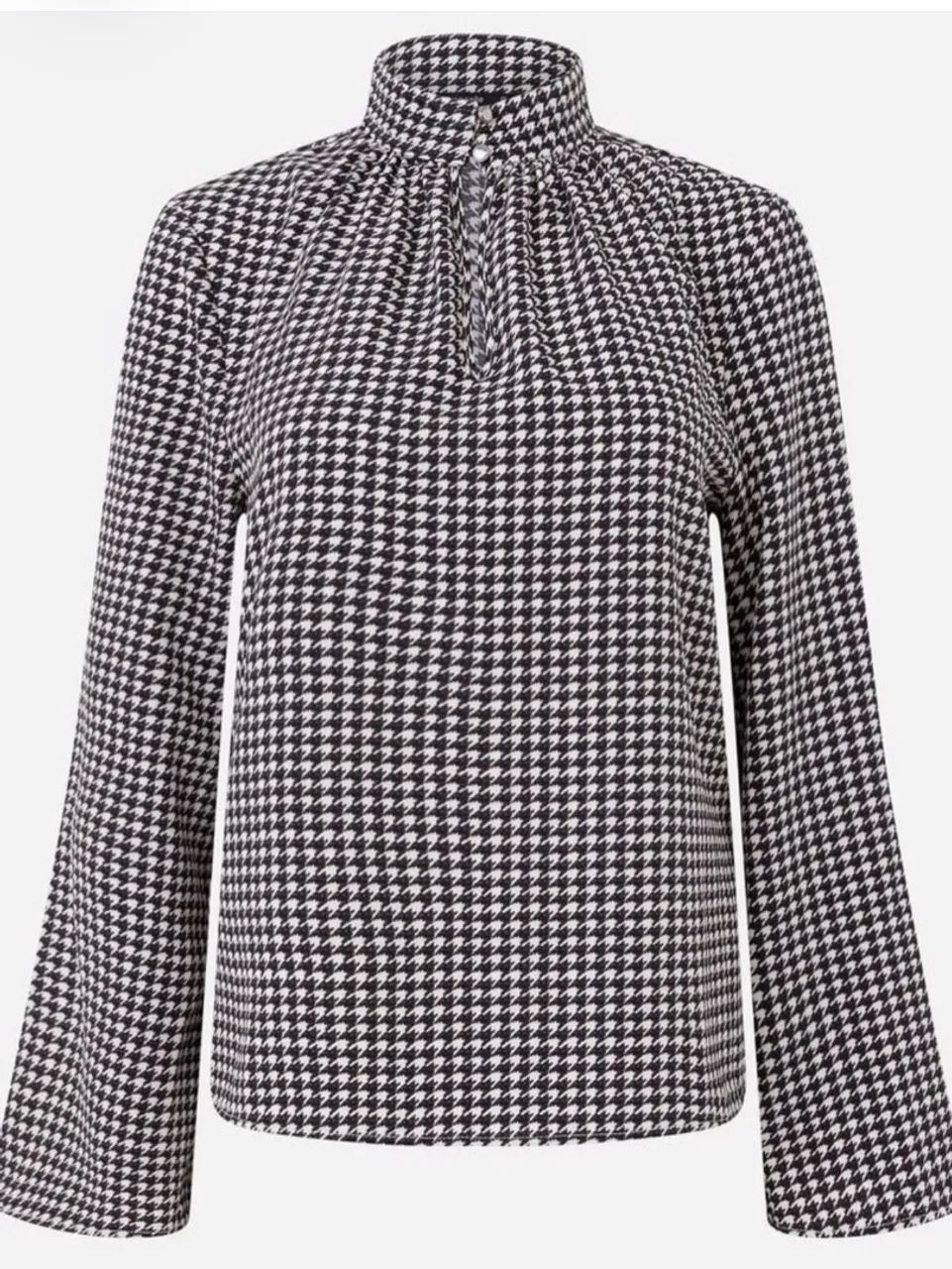 Blusa cortelle pied-de-poule.