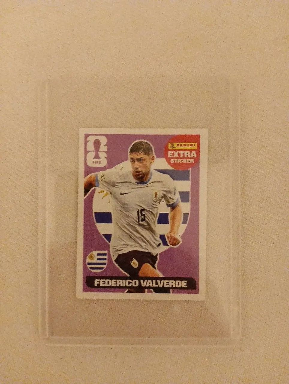 3 extra stickers, Valverde lilás, Hakimi prata e Moisés Caicedo bronze - Foto 4