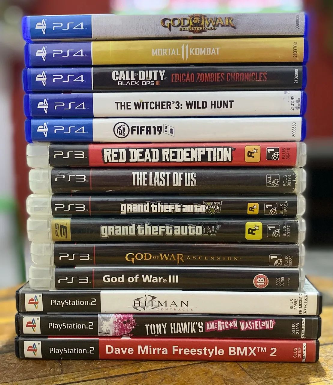 Lote Jogos Ps2 Ps3 Ps4
