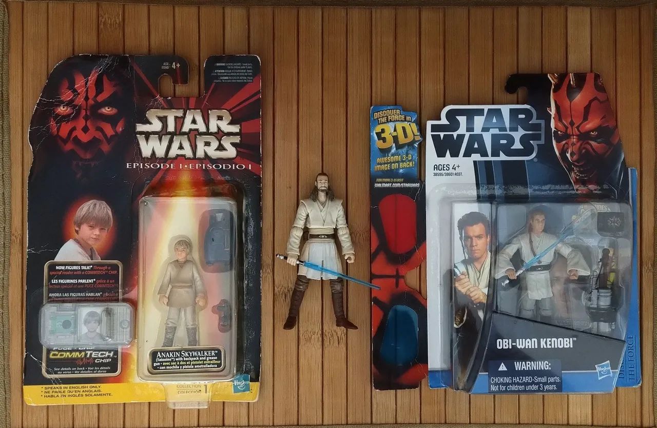 Star Wars - Mestre Jedi seu Padawan e um pequeno aprendiz 