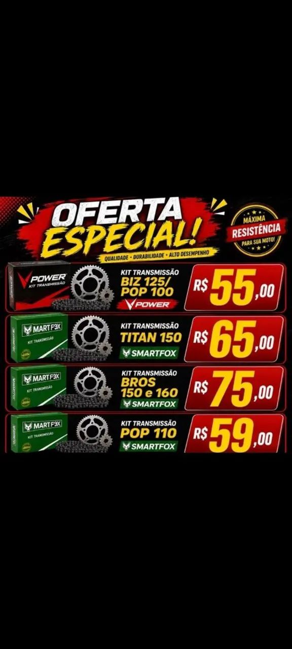 Vendo pneus e kit relação para mottu sport  - Foto 6