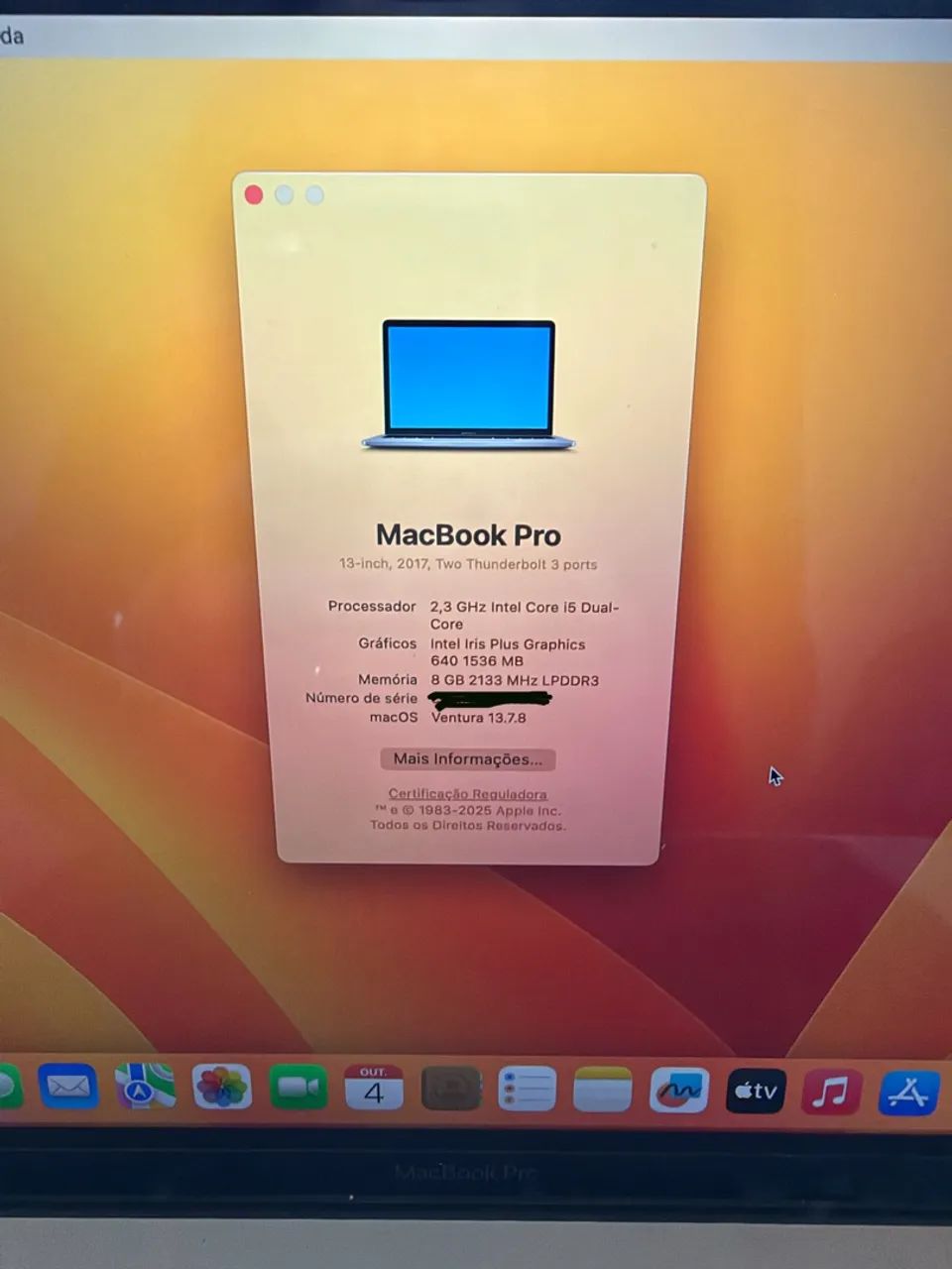 MacBook Pro 13? mid 2017 1tb ssd