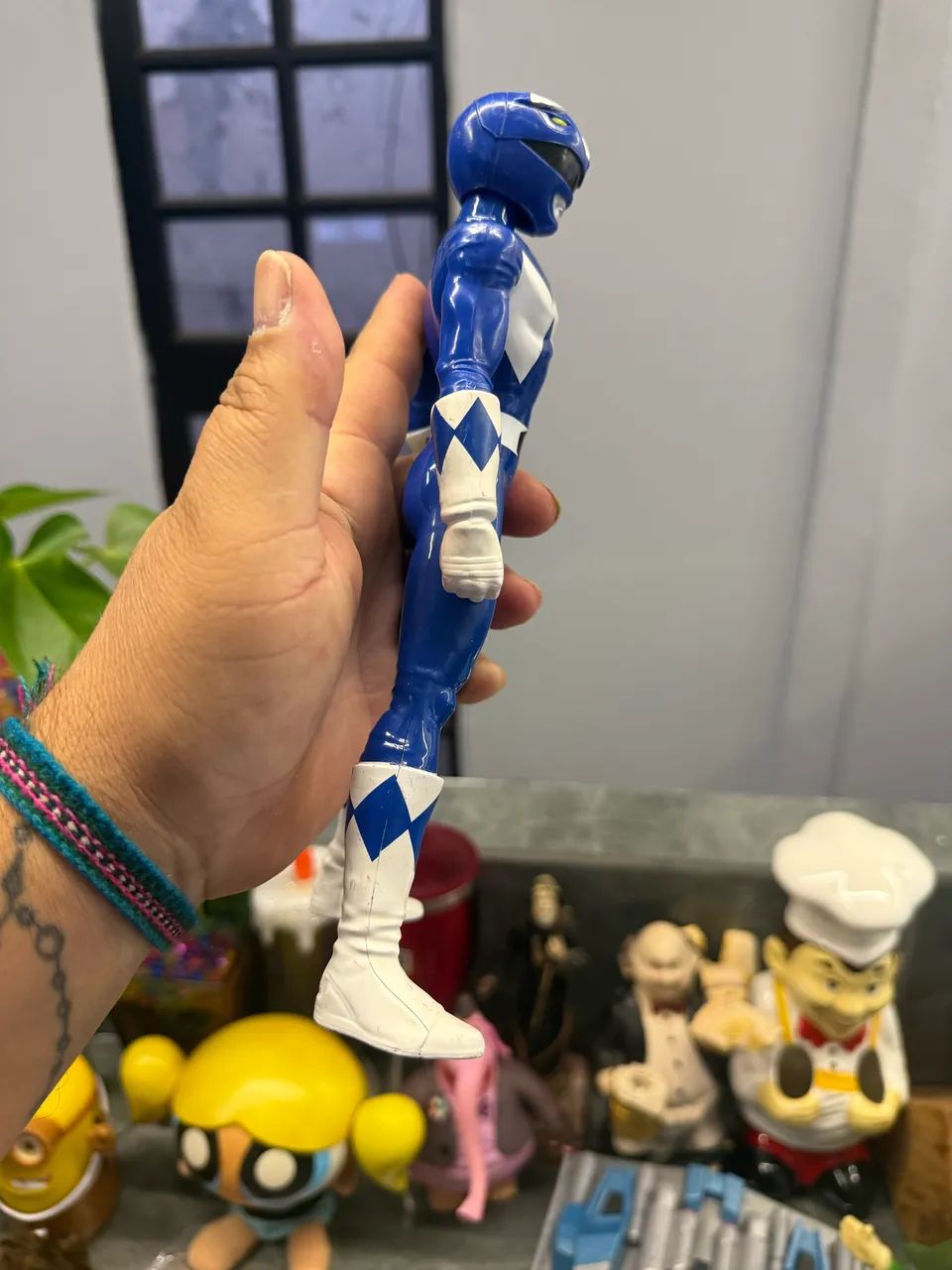 Boneco power ranger azul - Foto 2