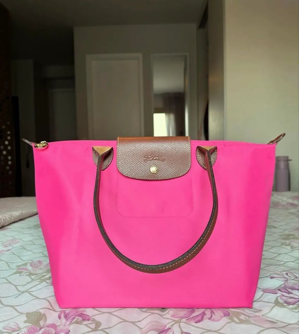 Bolsa tote Longchamp pink  - Foto 2