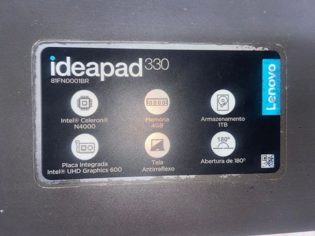 Notebook Lenovo Ideapad 330 - 15IGM - Modelo 81FN - Foto 4