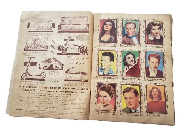 Álbum vintage idolos da tela completo decada 50 - Foto 3
