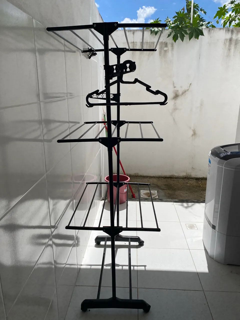 Varal 3 andares preto - Foto 2