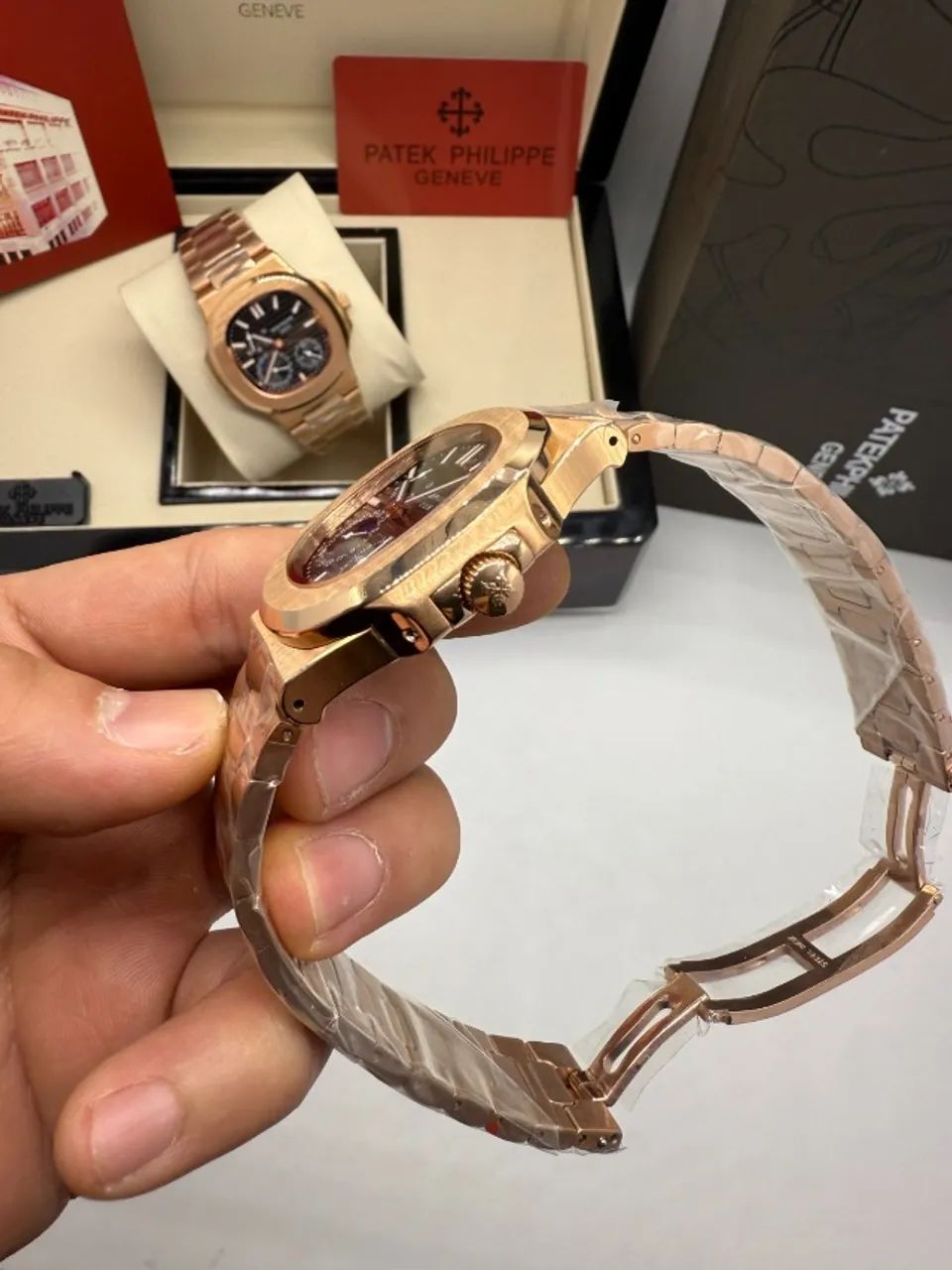 Relógio Patek Philippe Nautilus 40mm Automático - Foto 3