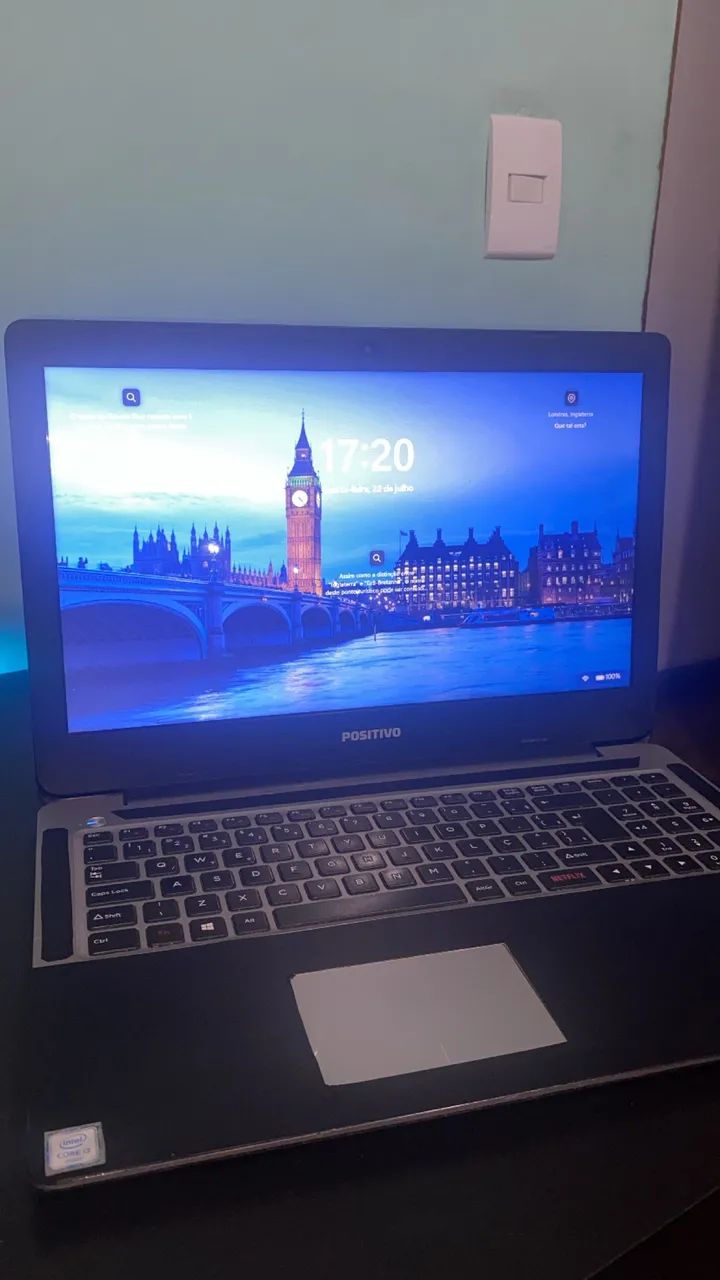 Notebook I3 8gb ram SSD 