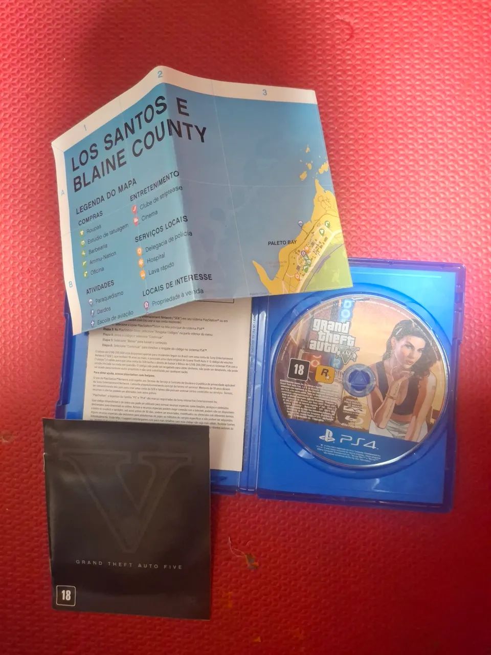 GTA V - Completo com Mapa - PS4 - Foto 2