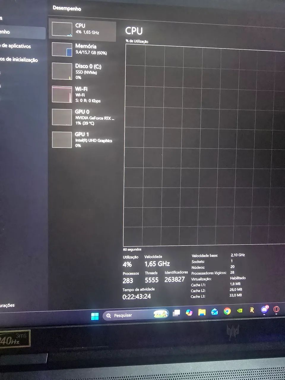 Notebook Acer Predator RTX 4070 16GB - Foto 2