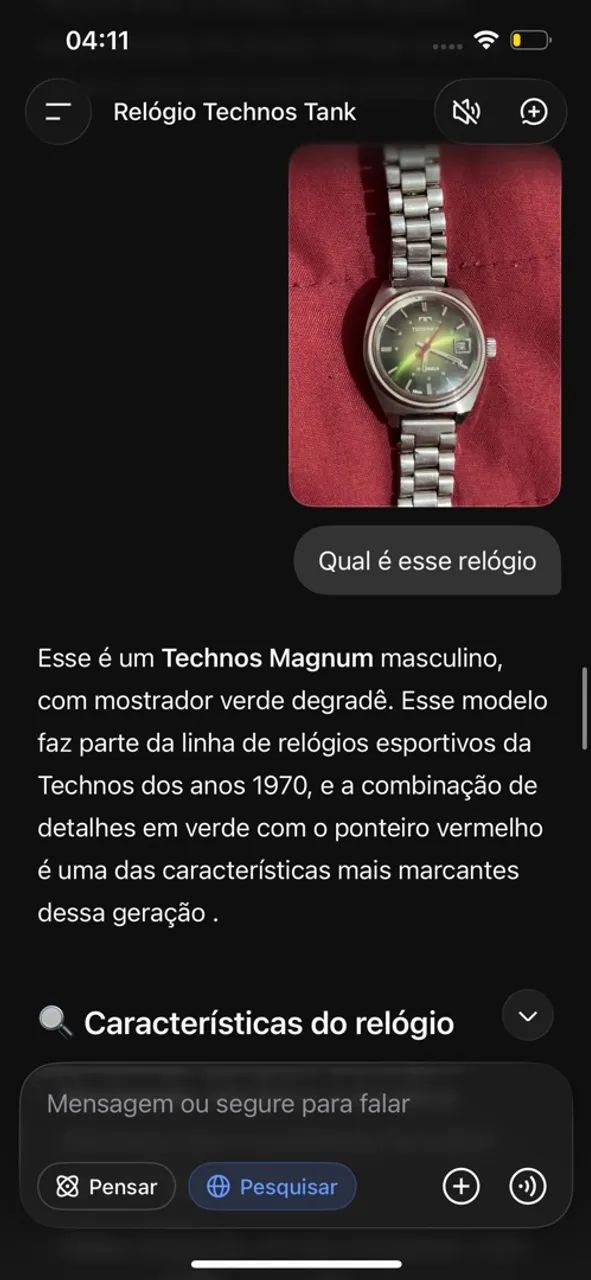Relógio technos automático 17 jewels (rubis) - Foto 4