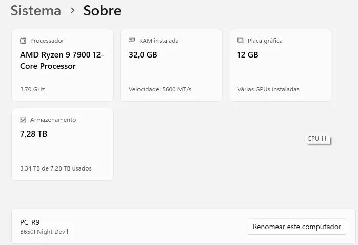 Kit AM5 Ryzen 9 7900 + B650Night Devil ITX Wi-Fi + 32gb Ddr5 Gskill 5600MHz - Foto 2