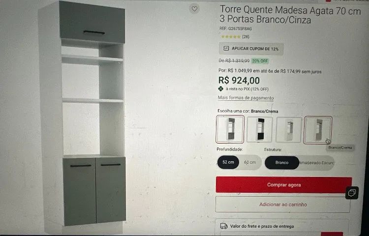 Armário para cozinha