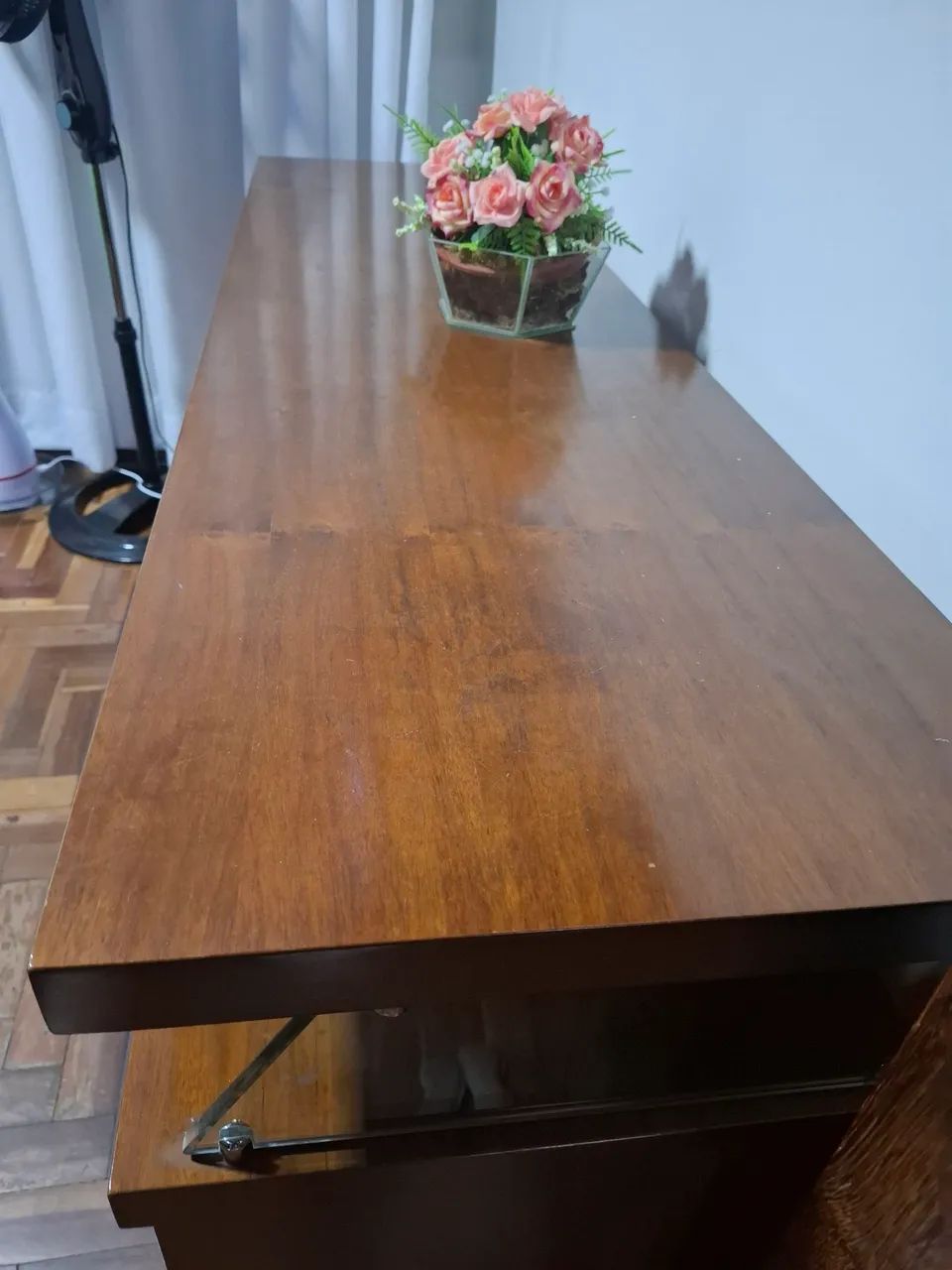 Rack de madeira Maciça Mogno  - Foto 5