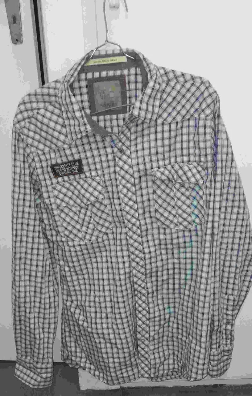 Camisa Xadrez Manga Longa