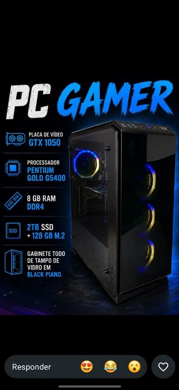 PC Gamer / Setup Completo (mouse e teclado acompanha)