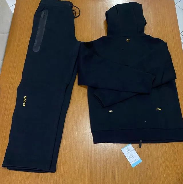 Conjunto Nike x NOCTA Tech Fleece - Preto - Foto 2