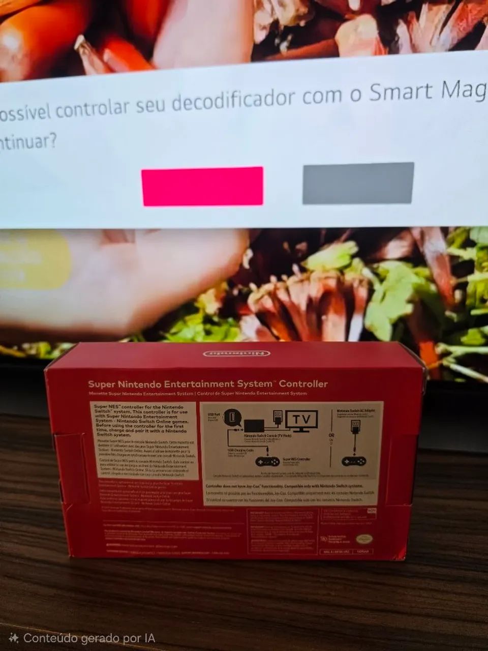 Controle Nintendo Switch Online Super Nintendo  - Foto 2
