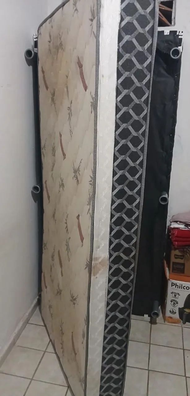 Cama box isopluma plumatex de solteiro.  - Foto 5