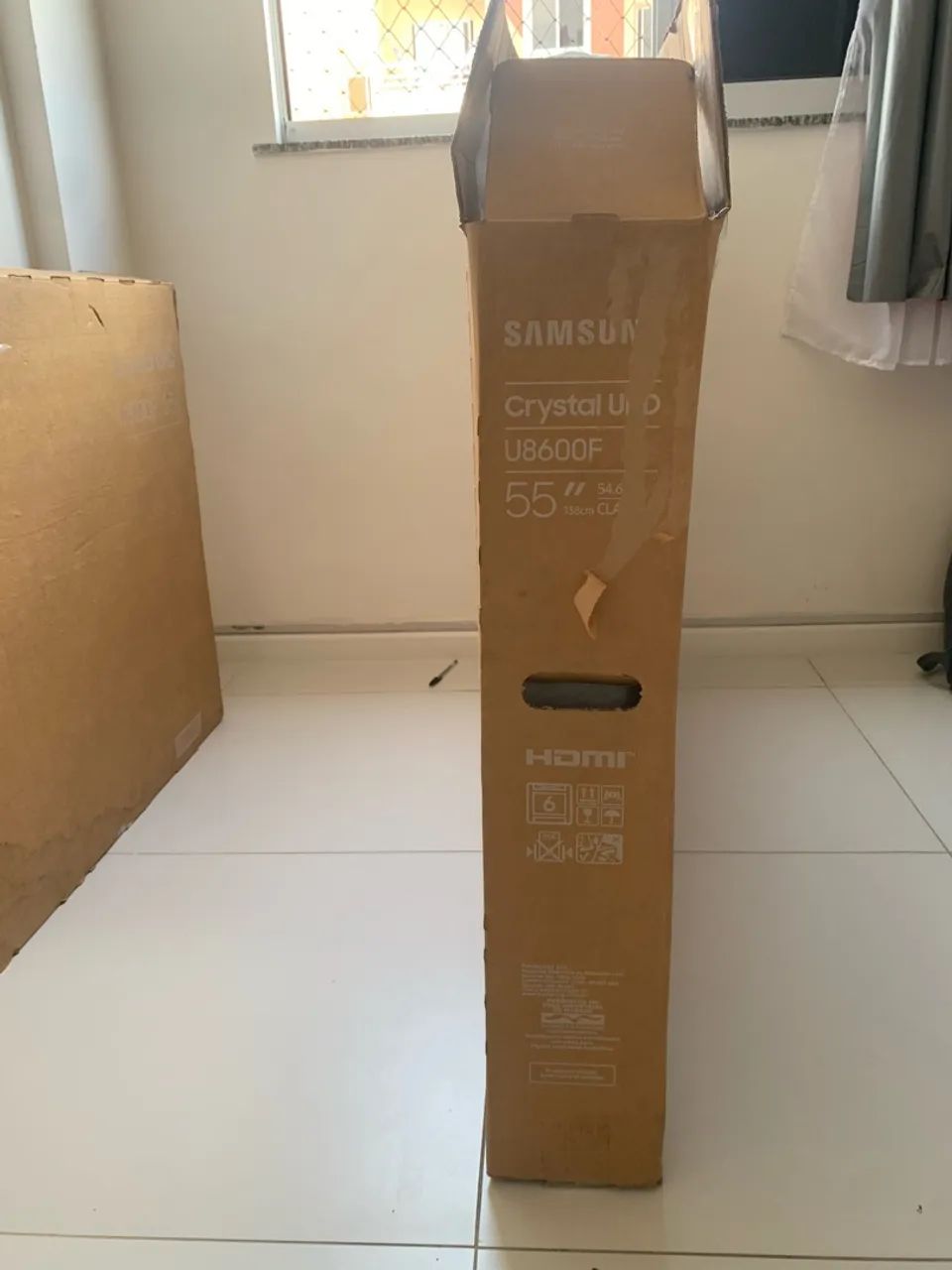 Caixa De Papelão Para TV até 55 Polegadas com Isopor protetor e Saco Interno - Foto 3