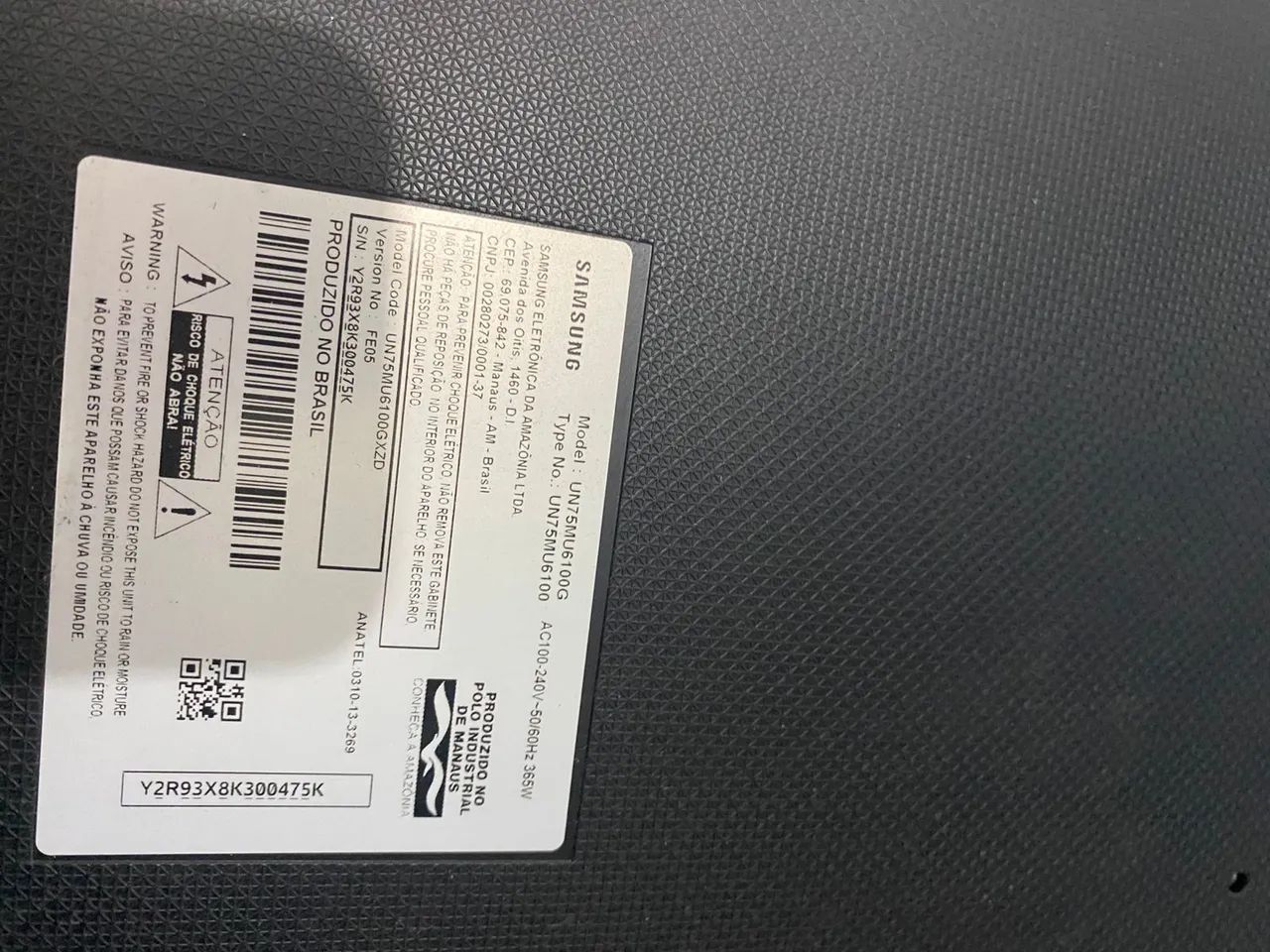 Tv Samsung 4k 75 polegadas  - Foto 3