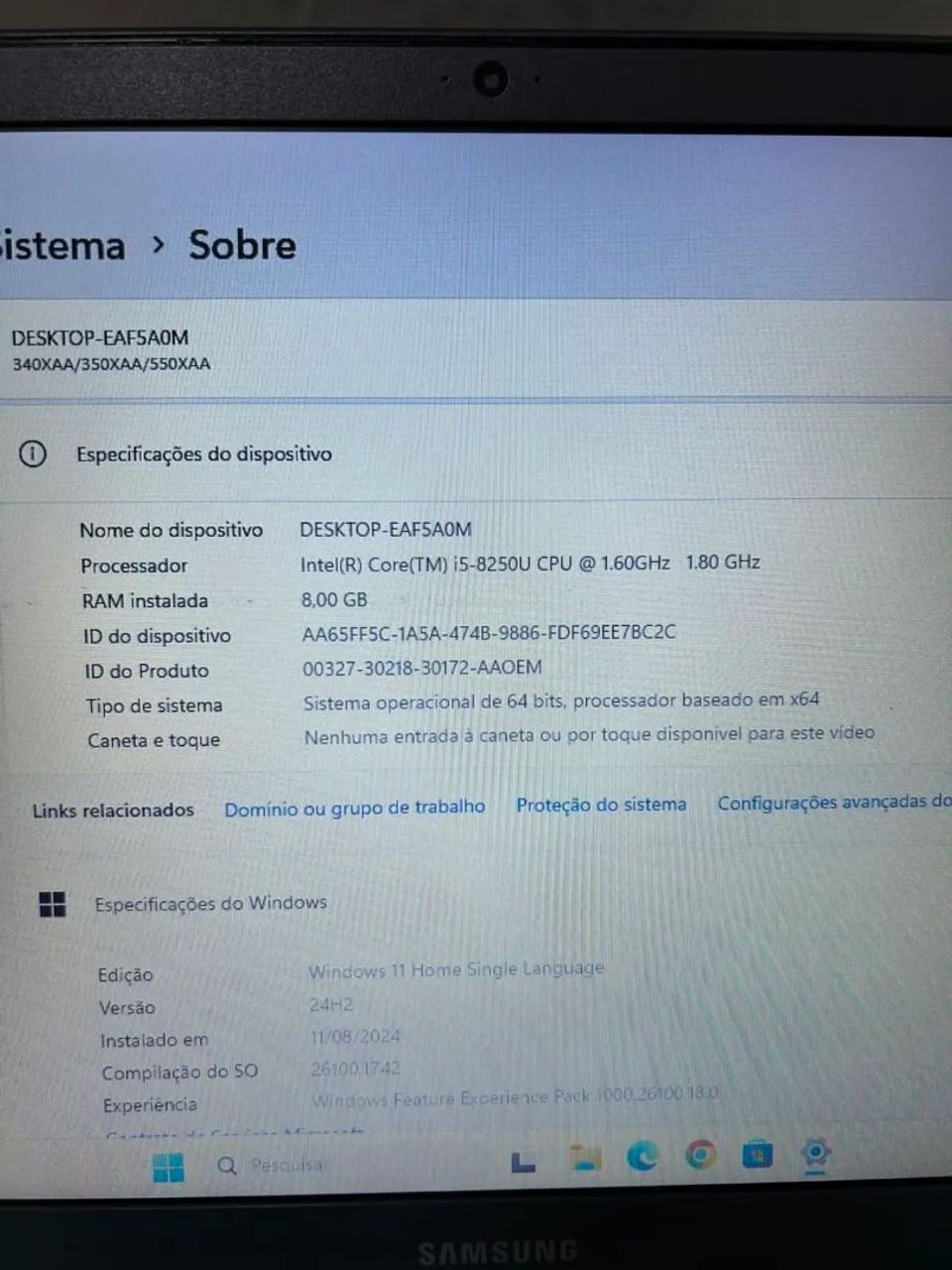 Notebook Samsung Core i5 8th/ 8GB - Foto 4