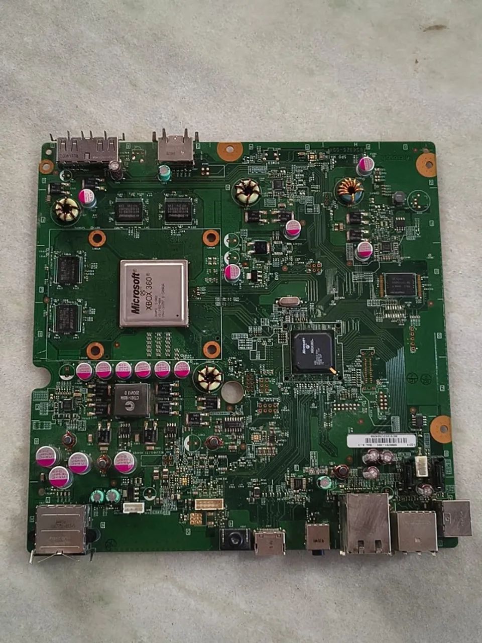 Placa Mãe Xbox 360 Super Slim Sucata Conector Componentes