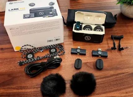 Microfone de Lapela Hollyland Lark M2 Combo