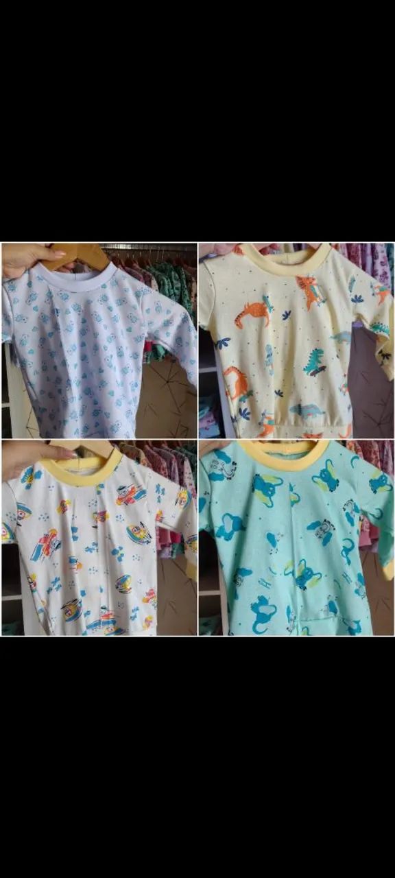 Promoção de pijama em algodão com entrega grátis  - Foto 2