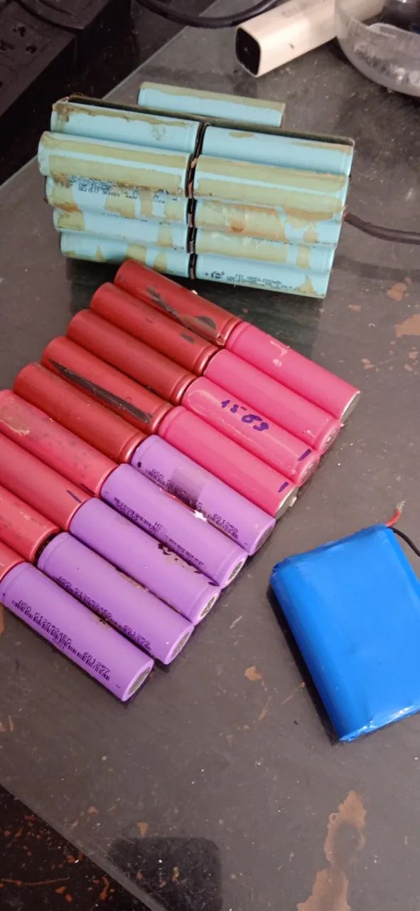 Bateria 18650 pra criação de pack - Foto 5