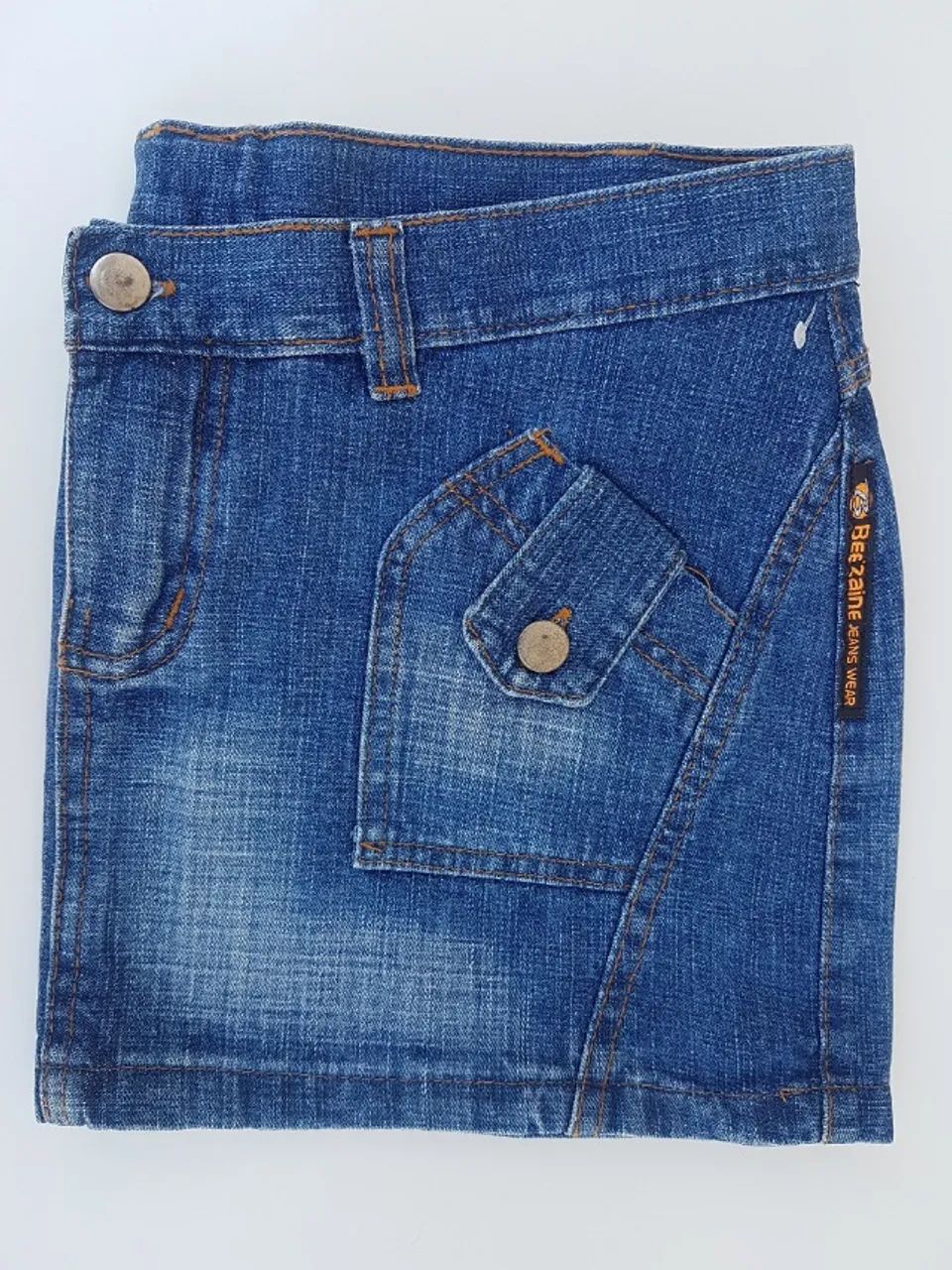 Saia Jeans Feminina