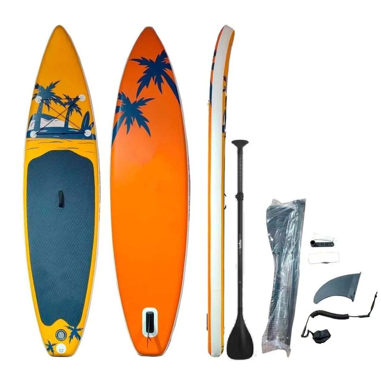 PRANCHA STAND UP INFLÁVEL - ATÉ 150 KG - COMPLETA - Disponível nas cores LARANJA e AZUL